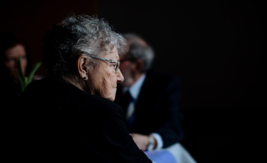 selective focus photo of woman with sunglasses